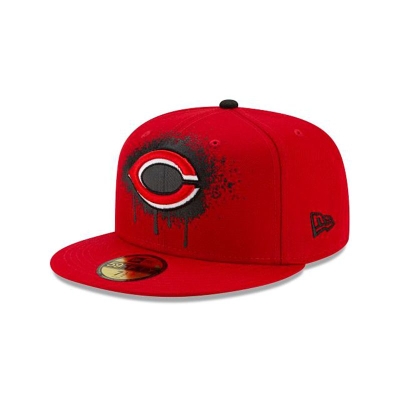 Cincinnati Reds Gorra | New Era MLB Drip Front 59fifty Fitted Cap Mexico - Rojos
